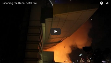 Fire in Dubai 2015
